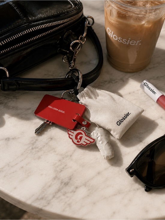 Glossier Accessories - Glossier Keychain NWT